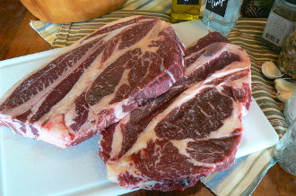 Chuck Steaks ($7.99/lb.)