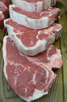 T-Bone Steaks ($17.99/lb.)