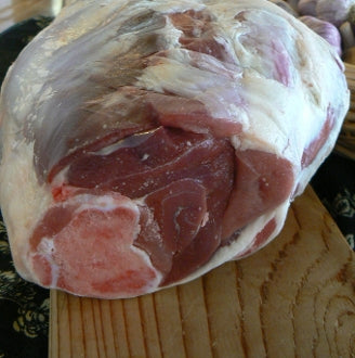 Half, Bone-in Leg of Lamb ($10.99/lb.)